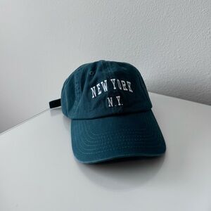 Vintage Wash New York Cap Green